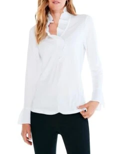 NIC+ZOE Petite Ruffled Up Top