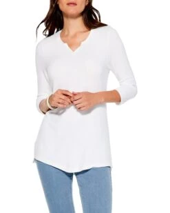 NIC+ZOE Textured Drape Top