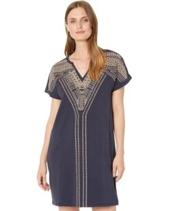 NIC+ZOE Embroidered Rays Dress