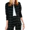 NIC+ZOE Petite Etched Plaid Jacket -Nic+Zoe 71KWkN chL. AC SR736920