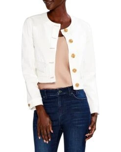 NIC+ZOE Petite Top It Off Denim Jacket