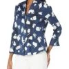 NIC+ZOE Petite Mosaic Blues Shirt -Nic+Zoe 71Ma1Q7TGHL. AC SR736920