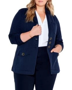 NIC+ZOE Plus Size Editor Blazer