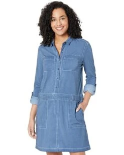 NIC+ZOE Convertible Sleeve Pocket Dress