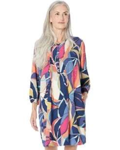 NIC+ZOE Jigsaw Leaf Dress