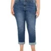 NIC+ZOE Plus Size Mid-Rise Girlfriend Jeans -Nic+Zoe 813uFPd3VCL. AC SR736920