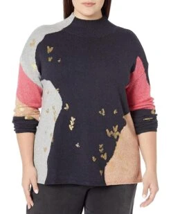 NIC+ZOE Plus Size Glowing Embers Sweater