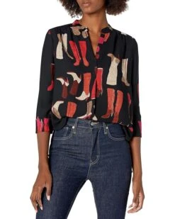 NIC+ZOE NIC+ZOE Women's These Boots Blouse