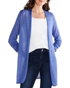 NIC+ZOE Long Back Of The Chair Cardigan