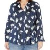 NIC+ZOE Plus Size Mosaic Blues Shirt -Nic+Zoe 81J8OrTh qL. AC SR736920