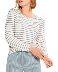 NIC+ZOE Petite Striped Oceanus Top