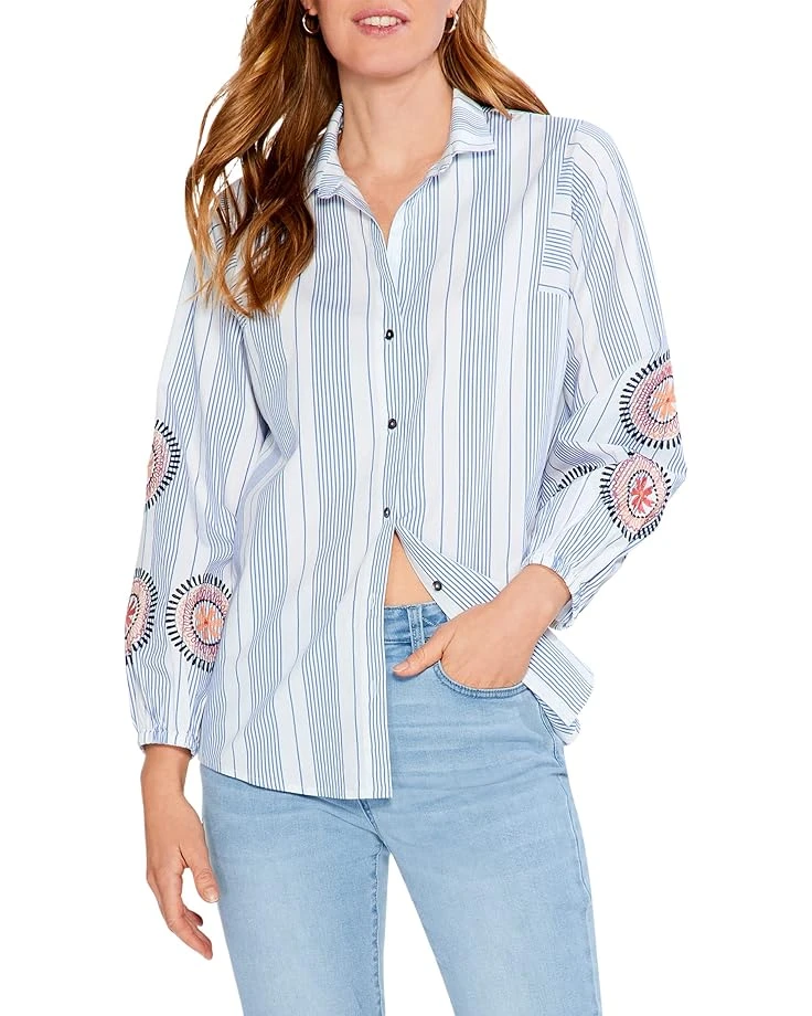 NIC+ZOE Embroidered Skies Shirt NIC+ZOE Embroidered Skies Shirt -Nic+Zoe 81WDPhUMVUL. AC SR736920