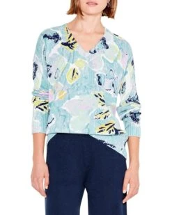 NIC+ZOE Greenhouse Garden Sweater