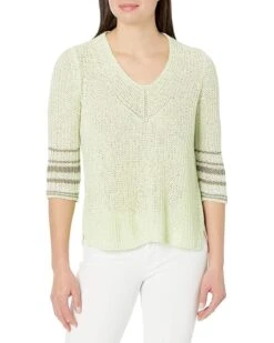 NIC+ZOE NIC+ZOE Women's Magnolia Stripe Sweater