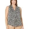 NIC+ZOE Plus Size Textured Night Tank