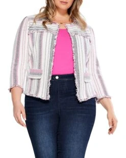 NIC+ZOE Plus Size Dashing Days Jacket
