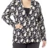 NIC+ZOE Plus Size Mosaic Mix Knit Blazer -Nic+Zoe 81iIA0kqcyL. AC SR736920