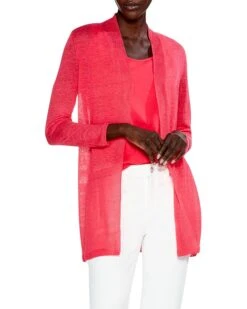 NIC+ZOE Petite Long Back Of The Chair Cardigan