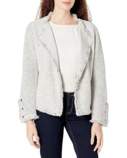 NIC+ZOE NIC+ZOE Women's Petite Fring Mix Jacket