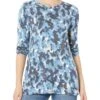 NIC+ZOE Sweet Dreams Long Sleeve River Stone Tee -Nic+Zoe 91KsR hlL. AC SR736920