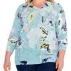 NIC+ZOE Plus Size Greenhouse Garden Sweater -Nic+Zoe 91MpFRlO jL. AC SR736920