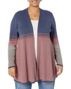 NIC+ZOE Plus Size Ombre Twirl Cardigan