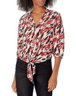 NIC+ZOE NIC+ZOE Women's Santa Fe Tie Shirt