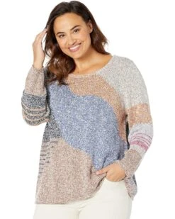 NIC+ZOE Plus Size Orchard Stroll Sweater