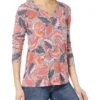 NIC+ZOE Sweet Dreams Long Sleeve Tropics V Tee -Nic+Zoe 91q3XC6zStL. AC SR736920