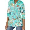 NIC+ZOE NIC+ZOE Women's Riviera Botanic Shirt