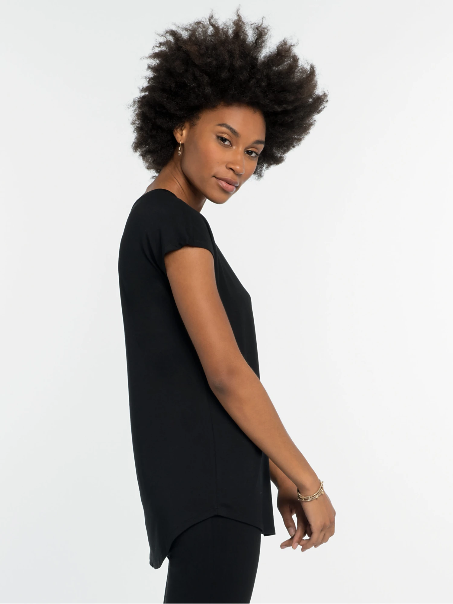 Eaze Tee Eaze Tee -Nic+Zoe ALL1018BLXPRODUCT 02 scaled