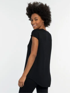 Eaze Tee 4 Eaze Tee -Nic+Zoe ALL1018BLXPRODUCT 03