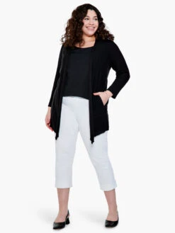 Shirt Tail Perfect Tank -Nic+Zoe ALL1030WBLXPRODUCT 04