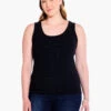 Perfect Knit Rib Scoop Tank 2 Perfect Knit Rib Scoop Tank -Nic+Zoe ALL1051WBLXPRODUCT 01