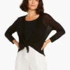 Lightweight 4-Way Cardigan -Nic+Zoe ALL1107BLXPRODUCT 02