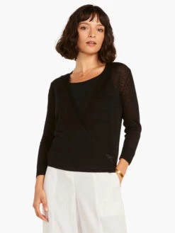 Lightweight 4-Way Cardigan 4 Lightweight 4-Way Cardigan -Nic+Zoe ALL1107BLXPRODUCT 04