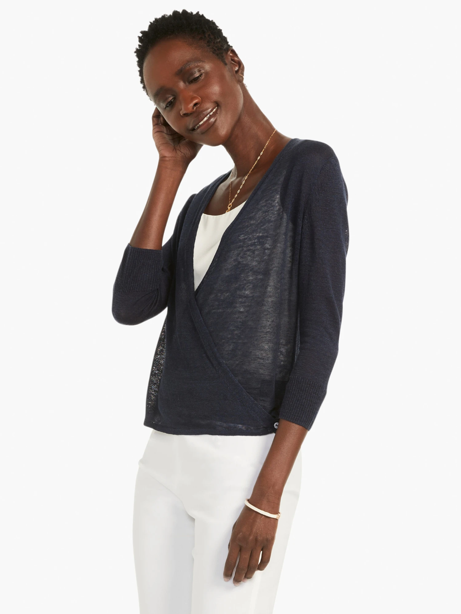 Lightweight 4-Way Cardigan DARK INDIGO Lightweight 4-Way Cardigan DARK INDIGO -Nic+Zoe ALL1107DIDPRODUCT 04 scaled