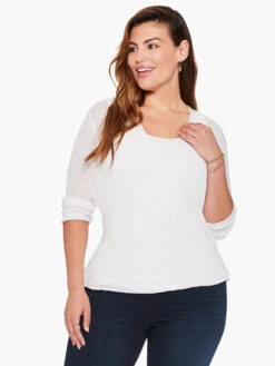 Lightweight 4-Way Cardigan PAPER WHITE -Nic+Zoe ALL1107WPWHPRODUCT 02