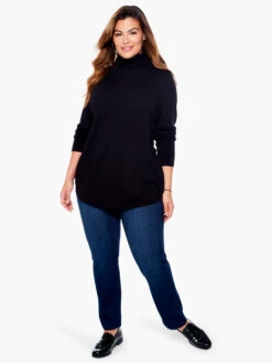 Vital Turtleneck Sweater -Nic+Zoe ALL1196WBLXPRODUCT 04