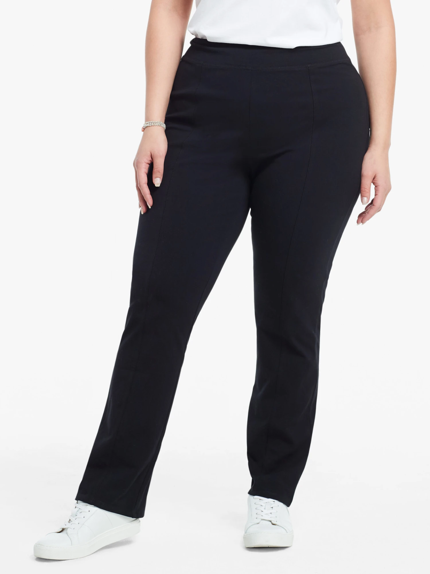 Perfect Knit Pant BLACK ONYX Perfect Knit Pant BLACK ONYX -Nic+Zoe ALL1330WBLXPRODUCT 02 scaled