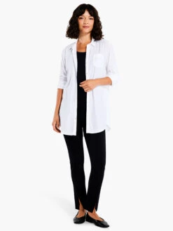 26" Ponte Ankle Legging BLACK ONYX -Nic+Zoe ALL1340BLXPRODUCT 04