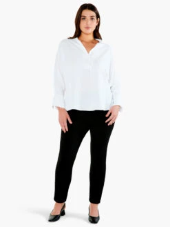 Flowing Ease Blouse PAPER WHITE 5 Flowing Ease Blouse PAPER WHITE -Nic+Zoe ALL1675WPWHPRODUCT 04