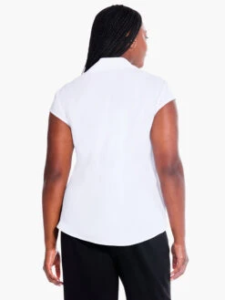Cap Sleeve Day To Night Top PAPER WHITE -Nic+Zoe ALL1683W20PWHPRODUCT 03