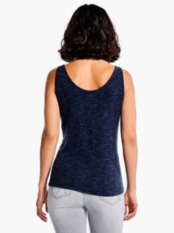 Drapey Rib Tank DARK INDIGO 4 Drapey Rib Tank DARK INDIGO -Nic+Zoe F231087DIDPRODUCT 03