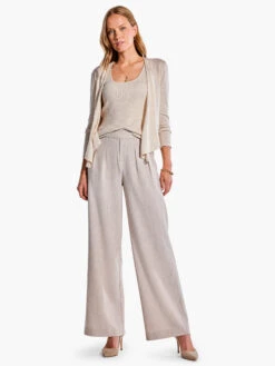 Rib Sweater Tank SANDSHELL -Nic+Zoe F231106SSHPRODUCT 04