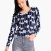 Shape Shift Sweater INDIGO MULTI 2 Shape Shift Sweater INDIGO MULTI -Nic+Zoe F231118IMIPRODUCT 01