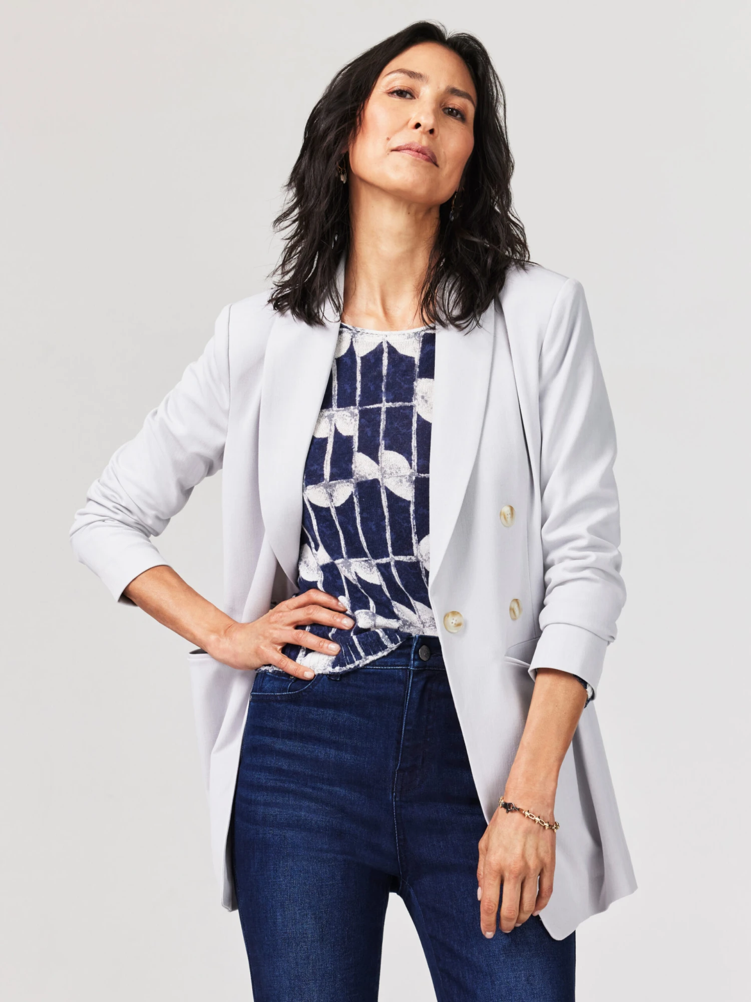 Shape Shift Sweater INDIGO MULTI Shape Shift Sweater INDIGO MULTI -Nic+Zoe F231118IMIPRODUCT 05 scaled