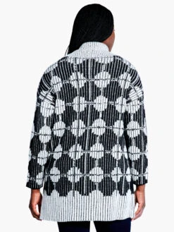 Soft Dot Cardigan BLACK MULTI -Nic+Zoe F231119WBLMPRODUCT 03