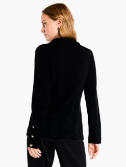 City Charm Knit Blazer BLACK ONYX -Nic+Zoe F231122BLXPRODUCT 03