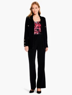 City Charm Knit Blazer BLACK ONYX -Nic+Zoe F231122BLXPRODUCT 04